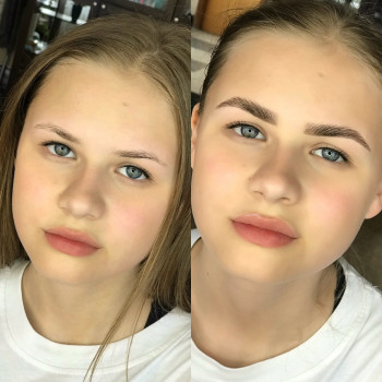 Окрашивание бровей краска/хна