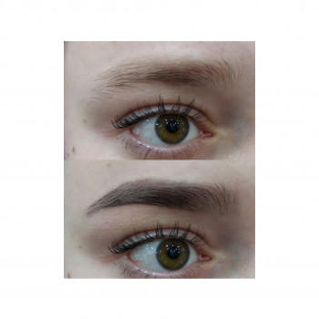 Коррекция и окрашивание бровей