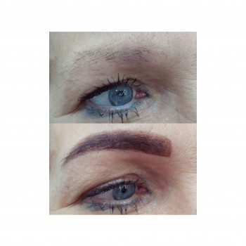 Коррекция и окрашивание бровей