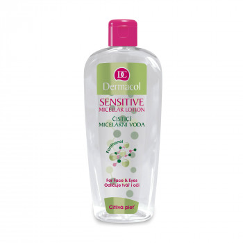 Міцелярний лосьйон Dermacol Sensitive Micellar Lotion, для чутливої шкіри, 150 мл