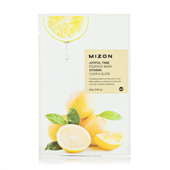 Тканинна маска для обличчя Mizon Joyful Time Essence Mask з вітаміном С, 23 г