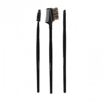 Набір пензлів для макіяжу брів Parisa Cosmetics P-101, 3 шт