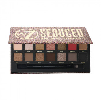 Палетка пігментованих тіней для повік W7 Seduced Provocative Pressed Pigment Palette, 11.2 г