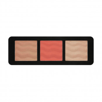 Палетка для контурингу обличчя W7 The Cheeky Trio Palette, 21 г