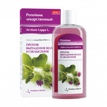 Шампунь для волосся Pharma Group Arctium Lappa L. проти випадіння, реп'ях та календула, 200 мл