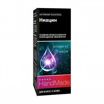 Вітамінний комплекс для волосся та шкіри голови Pharma Group Лінія HandМade Ніацин, 5 мл