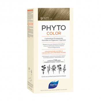 Безаміачна крем-фарба для волосся Phyto PhytoColor Coloration Permanente 9 Блондин, 112 мл