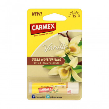 Бальзам-стік для губ Carmex Lip Balm SPF 15 Ваніль, 4.25 г