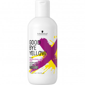 Безсульфатний шампунь Schwarzkopf Professional Goodbye Yellow з антижовтим ефектом, 300 мл