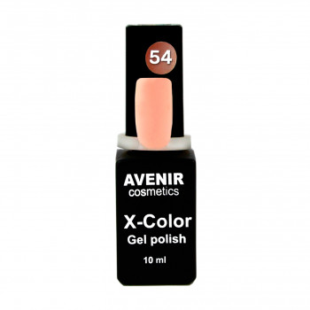 Гель-лак Avenir Cosmetics X-Color Gel Polish 54 Peaches Sorbet, 10 мл