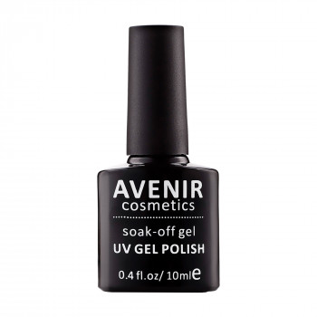 Гель-лак для нігтів Avenir Cosmetics Soak-Off Gel UV Gel Polish 178 Золоті кристали, 10 мл
