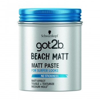 Моделювальна паста для волосся got2b Beach Matt Paste фіксація 3, 100 мл