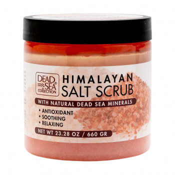Скраб для тіла Dead Sea Collection Himalayan Salt Scrub з гімалайською сіллю та мінералами Мертвого моря, 660 г