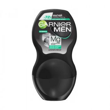 Кульковий антиперспірант Garnier Men Mineral Магній, Ультрасухість, чоловічий, 50 мл