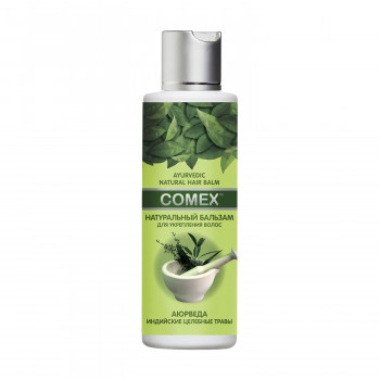 Натуральний бальзам-ополіскувач для волосся Comex Ayurvedic Natural Hair Balm для зміцнення волосся, з індійськими цілющими травами, 150 мл