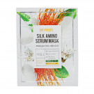 Тканинна маска для обличчя Petitfee & Koelf Silk Amino Serum Mask з протеїнами шовку, 25 г