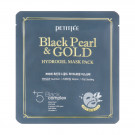 Гідрогелева маска для обличчя з золотом і чорним перлами Petitfee & Koelf Black Pearl & Gold Hydrogel Mask Pack, 32 г