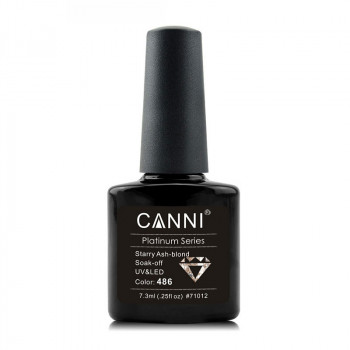 Гель-лак рідка фольга Canni Platinum Series Soak-off UV&LED 486 рожеве золото, 7.3 мл