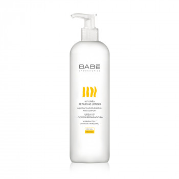 Відновлювальний лосьйон для тіла BABE Laboratorios 10% Urea Repairing Lotion для сухої та чутливої шкіри, з 10% сечовини, 500 мл