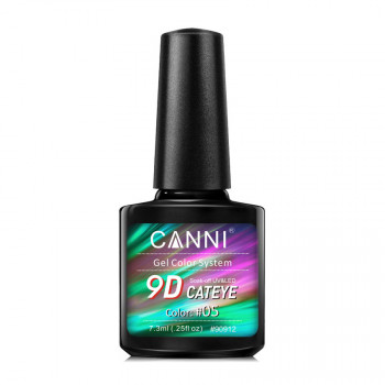 Гель-лак Canni Gel Color System 9D Cat Eye Soak-off UV&LED 05, 7.3 мл