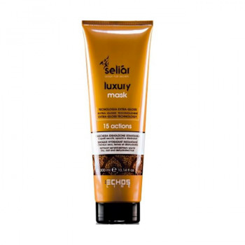 Зволожуюча маска для волосся Echosline Seliar Luxury 15 Аctions Mask 15 дій, 300 мл