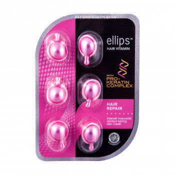 Вітаміни для волосся Ellips Hair Vitamin Repair Відновлення з Pro-кератиновим комплексом, 6*1 мл