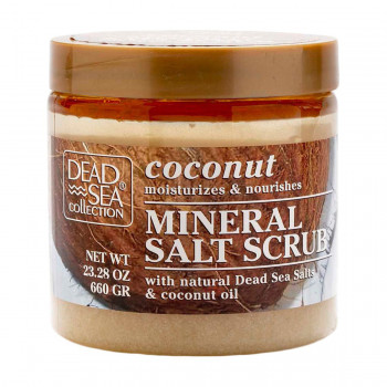 Скраб для тіла Dead Sea Collection Coconut Mineral Salt Scrub з мінералами Мертвого моря та олією кокоса, 660 г