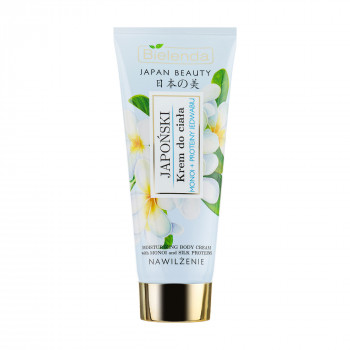 Крем для тіла Bielenda Japan Beauty Moisturizing Body Cream Олія моной та протеїни шовку, 200 мл