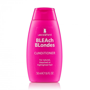 Зволожувальний кондиціонер Lee Stafford Bleach Blondes Conditioner для натурального світлого та освітленого волосся, 50 мл (мініатюра)