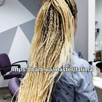 Классические афрокосички в 4 руки
                    Парикмахер Фатима Киев