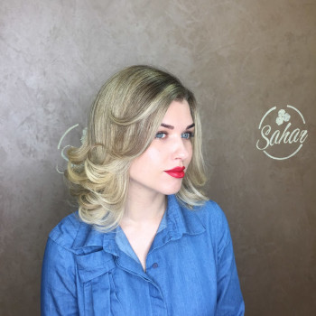 Жіноча стрижка укладка волосся зачіска, фото - Салон краси Sahar