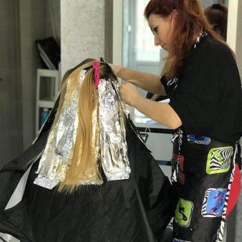 Окрашивание волос