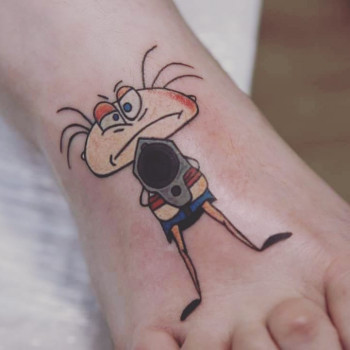 Тату мультяшные смешные, фото -  Наталья Нечитайло