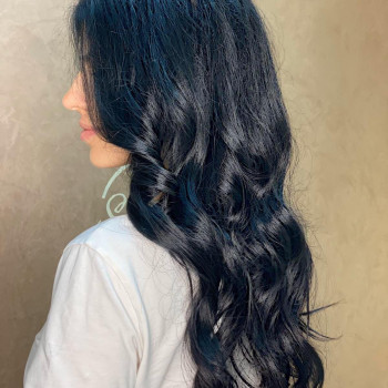 Укладка волос длинные волосы женская прическа, фото - Салон красоты Sahar