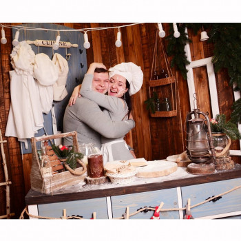 фотосесія пари, фотосесія лав сторі, фотосесія на кухні