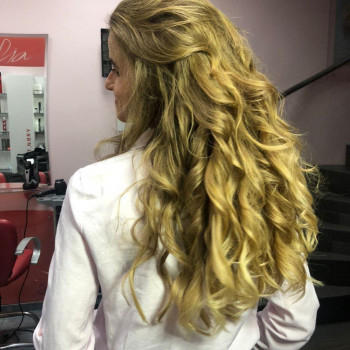 Вечерняя прическа