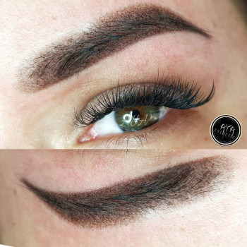 Перманентный макияж бровей