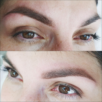 Перманентный макияж бровей