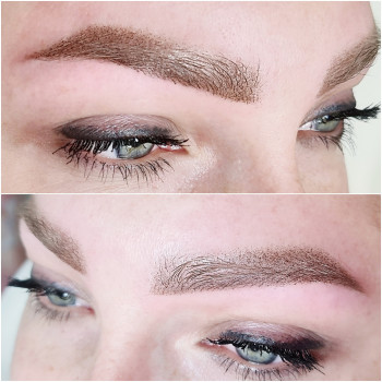 Перманентный макияж бровей