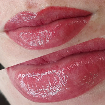 Акварельні губи, перманентний макіяж губ
                    Мастер перманентного макияжа Наталия Ивановна Киев