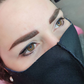 Перманентний макіяж стрілок, стрілка з розтушовкою
                    Майстер перманентного макіяжу Наталия Ивановна Київ