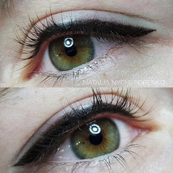 Перманентний макіяж стрілок, стрілка з розтушовкою
                    Майстер перманентного макіяжу Наталия Ивановна Київ