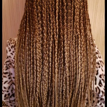 Афрокосички, брейди, зізі, дреди, сінігалки, афрокудрі, боксерські
                    Перукар Ирина Житомир