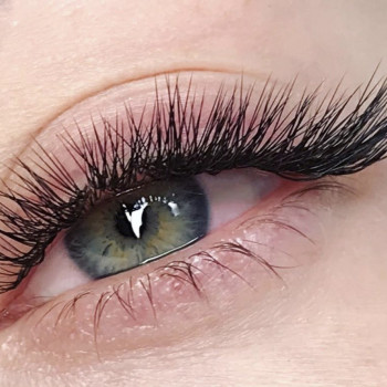 Наращивание ресниц L изгиб