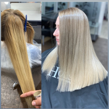 Женская стрижка укладка волос, фото - Салон красоты Holst