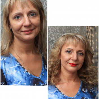 Возрастной, Лифтинг - макияж и причёска
                    Візажист Татьяна Харків