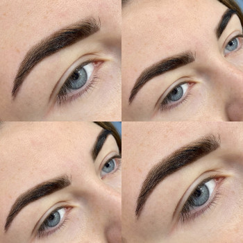 Корекція+фарбування брів хною