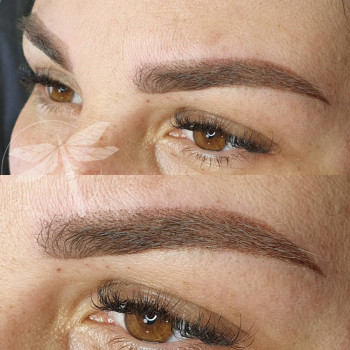 Пудрове напилення брів
                    Студия татуажа Perfect Makeup Хмельницкий