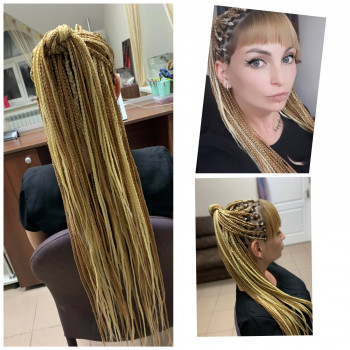 Афрокосички точечно