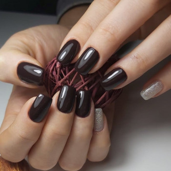 маникюр обрезной + гель лак